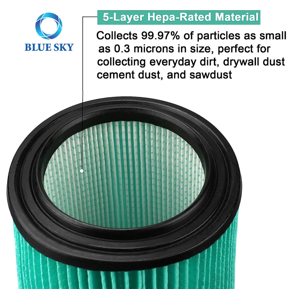 Premium Quality 97457 Vf6000 5-Layer Pleated Filter for Ridgid 5-20 Gallon Wet Dry Shop VAC Wd5500 Vacuum Cleaner Accessories