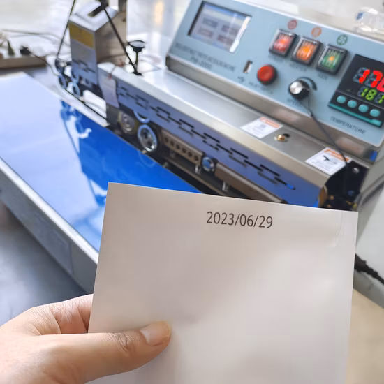 Machine de scellage à chaud de boîte en aluminium de nourriture de chat de récipient de boîte de Tofu de restauration rapide de déjeuner de Type linéaire automatique